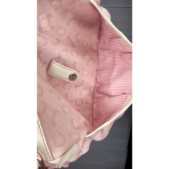Celine Shoulder Crossbody Bag Pink White with COA EUC sku195667 - Picture 11 of 14